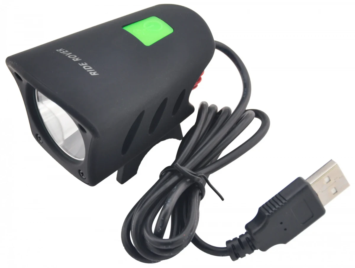 Фонарь передний RideRover Dark Knight LR1-S-USB, 1200 Lm, Черный Фонарь передний RideRover Dark Knight LR1-S-USB, 1200 Lm, Черный
