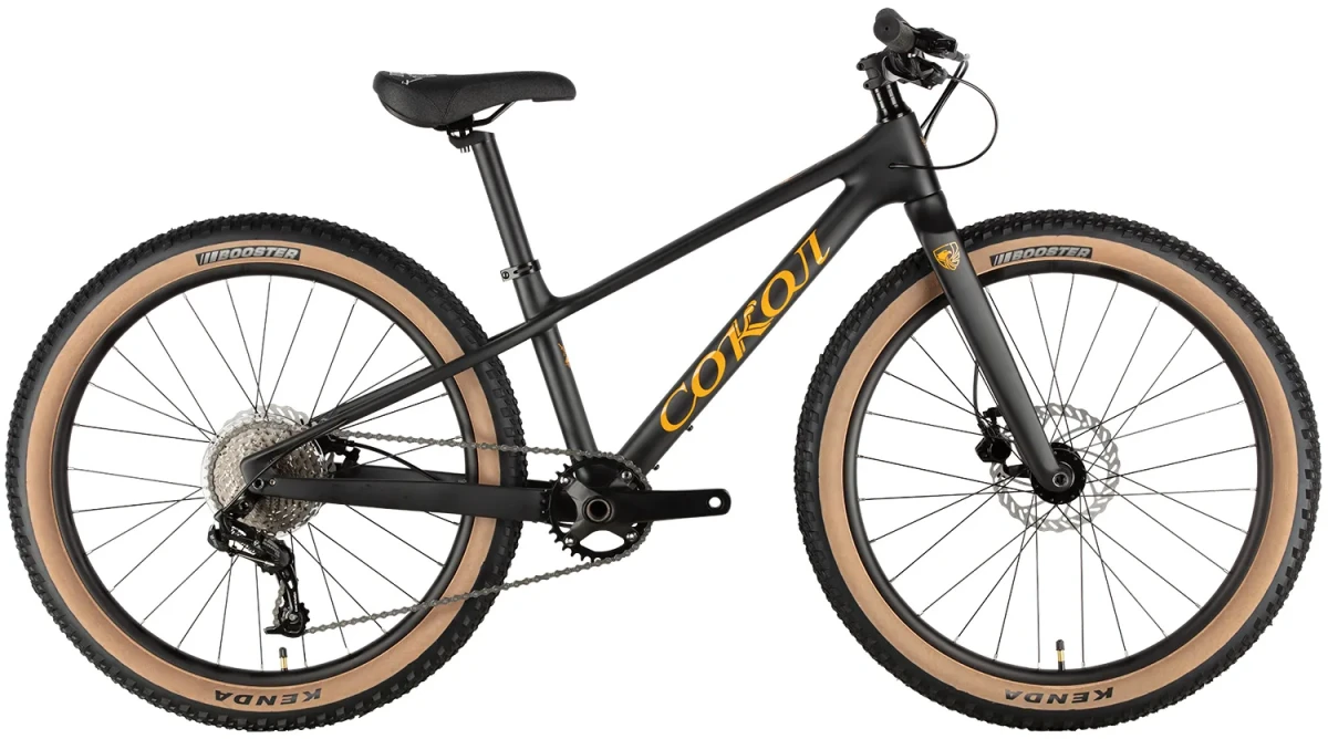 Велосипед Солкол, рама из углеволокна, 24", 2026 Черный/Коричневый Велосипед Солкол, рама из углеволокна, 24", 2026 Черный/Коричневый