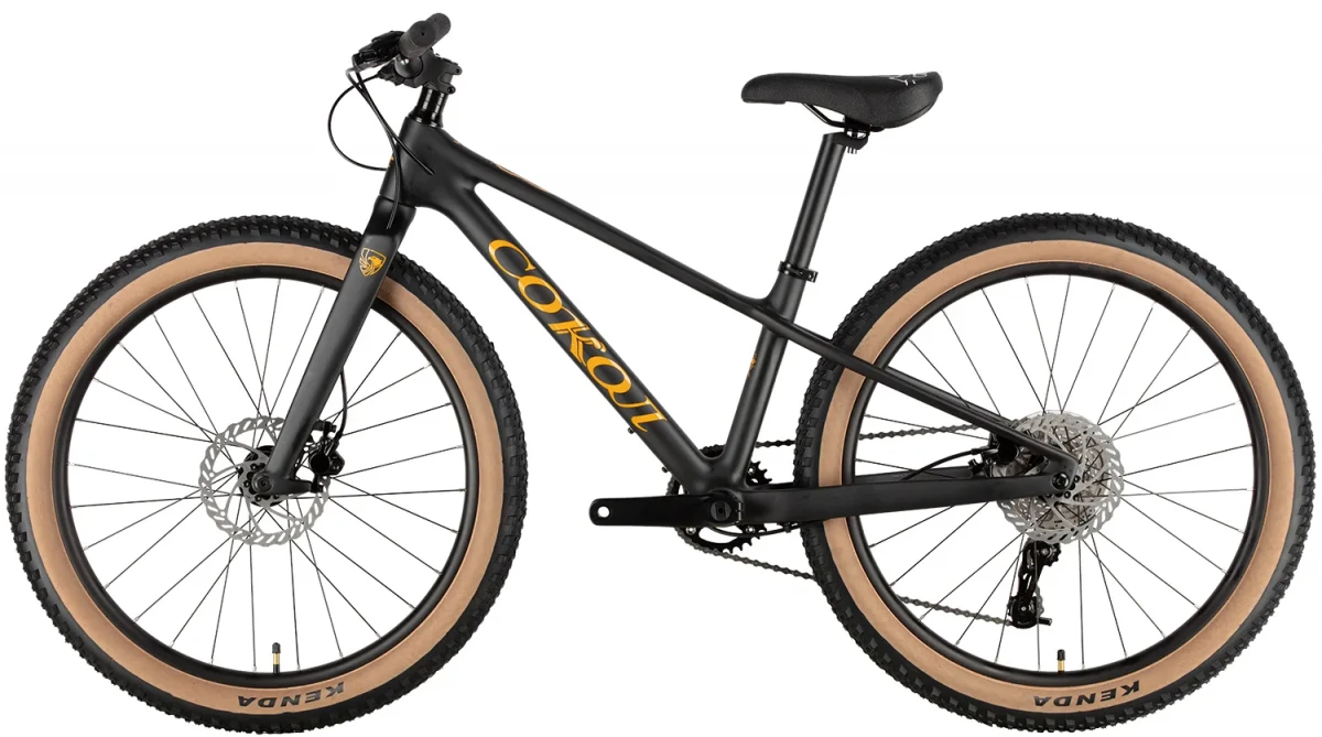 Велосипед Солкол, рама из углеволокна, 24", 2026 Черный/Коричневый Велосипед Солкол, рама из углеволокна, 24", 2026 Черный/Коричневый