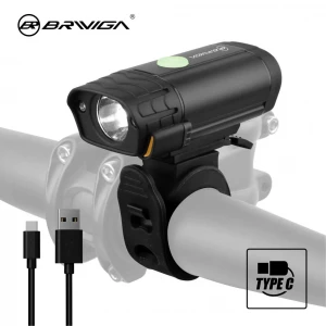 Фонарь передний Briviga EBL-3291A, 400 Lm, Черный