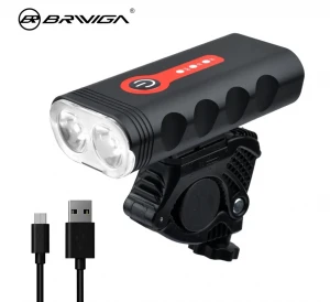 Фонарь передний Briviga EBL-3603-Y10, 900 Lm, Черный