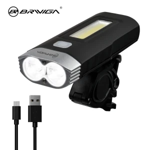 Фонарь передний Briviga EBL-048, 500 Lm, Черный