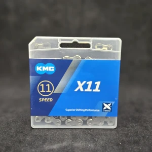 Велосипедная цепь KMC X11, Серебристо-серая